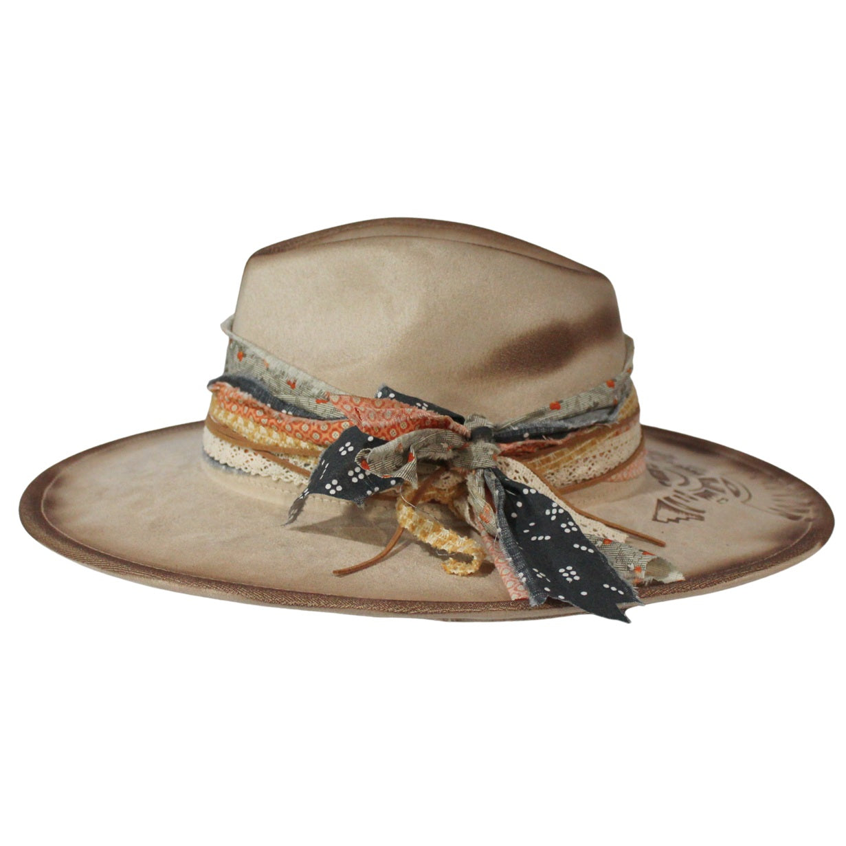 Betsy Simmons Desert Dreamscape Wool Flat Brim
